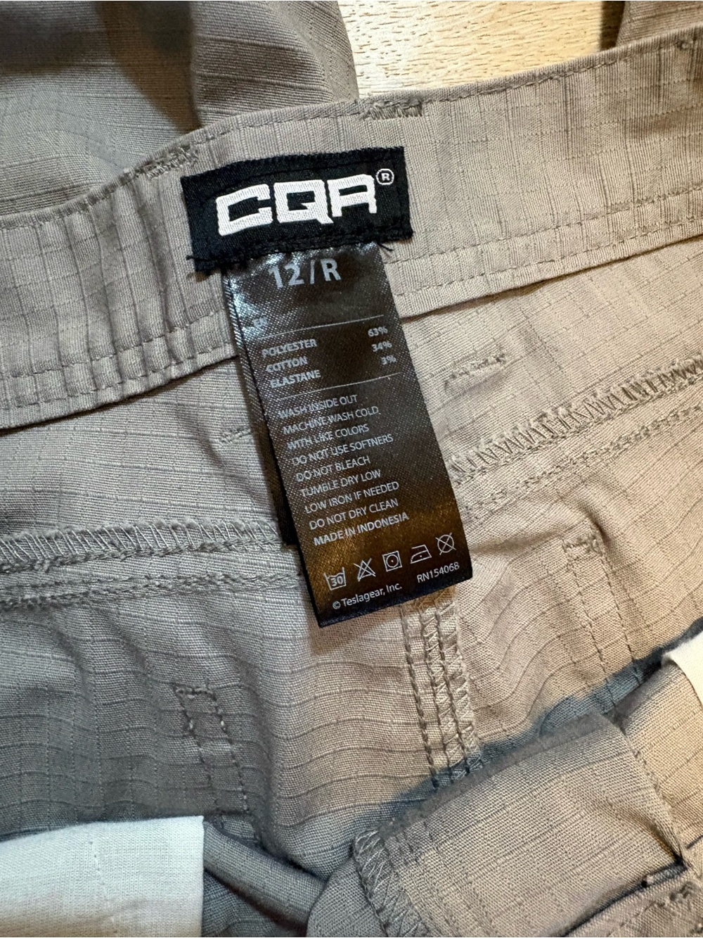 CQR Women’s gray Cargo Capris - Lightweight Utility Fit